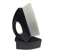 Piccolo pennello per fondotinta in ferro Pennello per trucco portatile con copertura Triangolo diecimila spazzola per capelli Spazzola per polvere per unghie Spazzola per la pulizia dell'auto