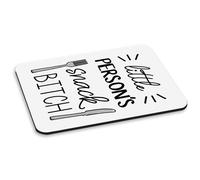 Piccolo Persone Snack Cagna PC Computer Mouse Pad Bambini Maleducato Divertente