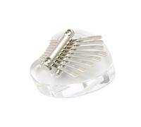 Piccolo pianoforte a pollice 8 tasti pianoforte acrilico piccolo dito pianoforte musica regali per bambini adulti e principianti