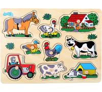 Piccolo Piede Puzzle Incastro Fattoria