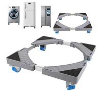 Piccolo Piedini Antivibrazione Lavatrice，Piccolo Peso Entro 100 Libbre Carrello Lavatrice Con Ruote Base Lavatrice Adatto Per Piccoli Frigoriferi E Lavatrici