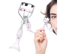 Piccolo piegaciglia - Piccolo piegaciglia forma di coda di pesce - Strumenti ergonomici per ciglia, bellissimo accessorio portatile per il trucco per ciglia aperte e sollevate