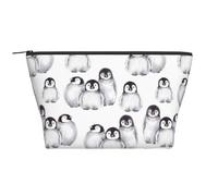 Piccolo pinguino sveglio in inverno, Borsa da toilette Borsa per trucco Borsa per cosmetici Borsa da toilette da viaggio portatile
