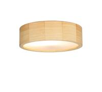 Piccolo Plafoniera Rotondo Legno Vetro Ø27cm Blendarm Deckenleuchte Piano Camera