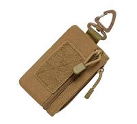 Piccolo portafoglio con cerniera - Borsa impermeabile portatile, portafoglio con moschettone per donna, tasca per soldi compatta, materiale resistente, design pratico per la vita quotidiana, i viaggi