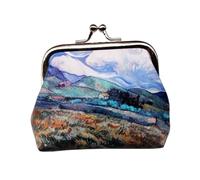 Piccolo Portafoglio Donne Mini Stampa Portamonete Hasp Cash Card Borse Frizione Sacchetto di Cambiamento di Denaro Stampa Olio, G, 2PCS