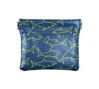 Piccolo portamonete da donna in pelle carino portamonete per ragazze signore borsa squalo cartone animato ragazzo blu navy, Cartone animato Shark Boy blu navy, 1 size, Moderno/adattabile