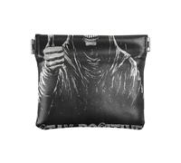 Piccolo portamonete in pelle con teschio di Dio della Morte con chiusura fantasia portafoglio porta carte per ragazze donne signore