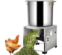 Piccolo processore di alimentazione del pollame, tritatutto elettrico commerciale, 3500 giri/min, 50-120kg/h, acciaio inossidabile per i pascoli dell'allevamento del bestiame delle fattorie