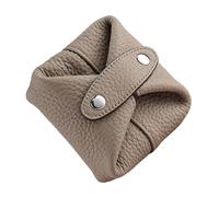 Piccolo PU Coin Wallet Multifunzionale Supporto per Scheda di Memoria Custodia Per Auricolari Accessori Cosmetici Dimensioni Da Viaggio Accessori Cosmetici Caso, grigio, Bellezza di massa