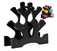 Piccolo Rastrelliera Per Manubri Pesi Palestra - Supporto Per 6 Manubri Ginnici, 23 * 22.5 * 8.5cm, Porta Pesi Per Fitness, Casa, Esercizi