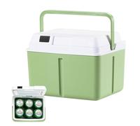 Piccolo refrigeratore, display a prova di perdite, isolato, portatile, 5 l, con lati rigidi, per picnic, pesca, escursionismo, barbecue, spiaggia, viaggi, viaggi su strada, bevande, cibo