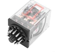 Piccolo relè elettromagnetico MK3P-I 220V AC 10A 11 Pin Lega Argento Contatti Resistente all'usura Shell Trasparente 50 milioni di vita