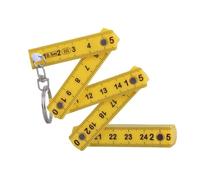 Piccolo Righello Pieghevole Portachiavi 50 cm 10 Fold Portachiavi Mano Aggiornamenti Da Viaggio Per Misure Attive Strumento di Misura Studente