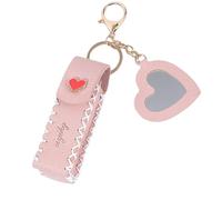 Piccolo sacchetto per rossetto con portachiavi, elegante borsa per labbra, balsamo, porta chiavi tascabili, per viaggi e uso quotidiano, elegante portachiavi per rossetto, a, Mass Beauty