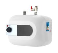 Piccolo scaldabagno elettrico sul lavandino 6 Litri istantaneo 220 V Mini Elettrodomestici Da Cucina 1500W Rubinetto A Parete Idraulico Con Facile Da Installare Per Lavabo Cucina Lavello Bagno