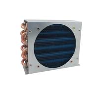 Piccolo Scambiatore Di Calore Con Tubi Di Rame A Guscio For Raffreddamento Fisico, Serpentina Del Condensatore, Scambiatore Di Calore Con Alette In Alluminio For Frigorifero(3x8x200-180mm)