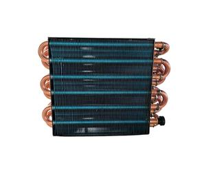 Piccolo Scambiatore di Calore Condensatore Refrigeratore Congelatore Raffreddato Ad Aria Raffreddato Ad Acqua con Finitura In Alluminio e Tubo di Rame