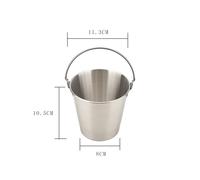 Piccolo Secchio Biscotto Imballaggio Chip Coppa Snack Ghiaccio Portatile Da