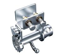 Piccolo senza saldatura, stringicinghia in acciaio, design compatto e portatile, con meccanismo di bloccaggio di sicurezza per legare in modo sicuro i morsetti