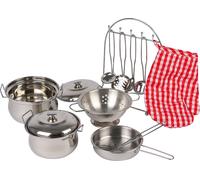 Piccolo set di stoviglie in metallo per bambini Small Foot Gustav
