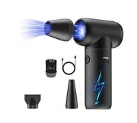 Piccolo soffiatore elettrico 33000 giri/min potente senza fili per spolverare tastiere auto case e attività all'aperto palmare