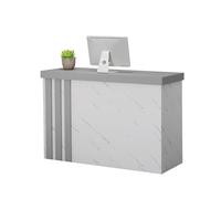 Piccolo spazio reception scrivania con cassetti Retail Checkout Counter per negozi Soluzione di ricezione ideale per aree limitate Design elegante e funzionale