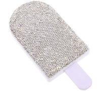 Piccolo specchio pieghevole con strass: con pettine per viaggi - Specchio