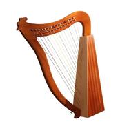 Piccolo Strumento Arpa Per Principianti Facile Da Imparare Portatile Arpa Originale In Legno A 15 Corde