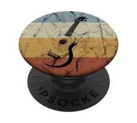 piccolo strumento hawaiano retrò ukulele PopSockets PopGrip Adesivo