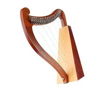 Piccolo Strumento Musicale Per Arpa A 19 Semitoni Facile Per I Principianti Imparare Il Colore Mogano