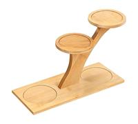 Piccolo supporto per piante - Espositore a più livelli | Supporto estetico in legno per piante da interno per decorazione domestica soggiorno camera da letto studio balcone ufficio fioriera teiera