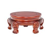 Piccolo supporto per vasi di fiori per piante in vaso, Supporto circolare for sgabello bonsai, supporto decorativo in palissandro for ufficio domestico , Robusti portavasi per tavolo, mensola(S)