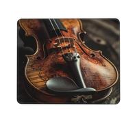 Piccolo tappetino per mouse per computer per uomo donna violino stampa tappetini per mouse wireless tappetini per mouse con base antiscivolo tappetino per mouse per computer portatile tappetino per