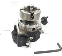 Piccolo tavolo rotante con mandrino indipendente da 70 mm e ganascia e...