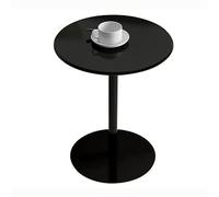 Piccolo tavolo rotondo in ferro per negozio di tè, caffè o soggiorno, tavolo da esposizione ad angolo per reception e comodino, casual, 40 x 72 cm (colore: C)