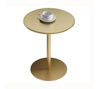 Piccolo tavolo rotondo in ferro per negozio di tè/caffetteria tavolo angolare soggiorno tavolo da centro reception comodino tavolo da esposizione informale (colore: A Dimensioni: 40x62 cm)