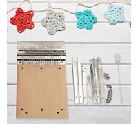 Piccolo telaio per tessitura, mini telaio da rammendo in legno per buchi nei