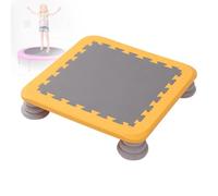 Piccolo trampolino quadrato, design pieghevole, per interni, migliora l'integrazione sensoriale e l'attività fisica, ideale per giocare a casa ed esercizio fisico