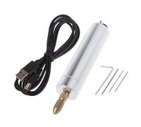 Piccolo Trapano Elettrico per Dimensione USB Powered Handheld con 3Pcs Bit Lega di Alluminio Leggero Trapano a Mano Elettrico