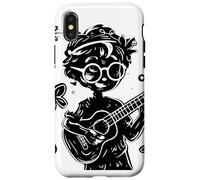 Piccolo Ukulelist Giocatore di Ukulele per Ragazzi Custodia per iPhone X/XS