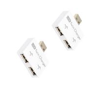 Piccolo USB 2.0 Extender Doppia Porta Batteria Pack Centro di Trasferimento Dati per Computer Macchina da Scrivere U Disk Centro Denso Ricarica Trasferimento Dati Espansione