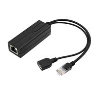 Piccolo USB Splitter USB 5V Adattatore USB Attivo 48V Ingresso a 5V Uscita per Telecamera di Sorveglianza Router