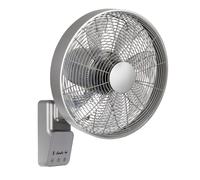 Piccolo Ventilatore da Parete con Telecomando Airos Eco Design Argento 5 Livelli [EEK: Non valutato]