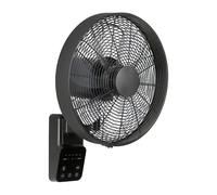 Piccolo Ventilatore da Parete con Telecomando Airos Eco Design Nero 5...