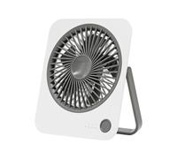 Piccolo ventilatore da scrivania - Ventilatore personale pieghevole | Mini ventilatore da scrivania ricaricabile, silenzioso, a 4 velocità, con forte brezza, per camera da letto, studio