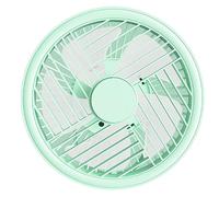 Piccolo ventilatore da tavolo a batteria ventilatore da campeggio a 3 velocità portatile da tavolo di raffreddamento portatile con forte aria scrivania silenziosa
