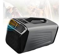 Piccolo Ventilatore da Viaggio, Mini Compressore Portatile per Auto, per Esterni, Condizionatore D'Aria per Tenda da Campeggio, Camera da Letto o Dormitorio, per Interni ed Esterni Grey-Cold+Warm