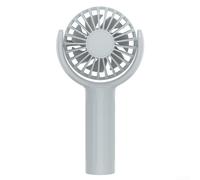 Piccolo ventilatore elettrico portatile con ricarica USB, 3 velocità, angolo di flusso d'aria regolabile e funzione di rotazione per un raffreddamento flessibile (verde)