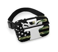 Piccolo zaino, portatile, decorativo alla moda con cinturino regolabile per uomini e donne, mimetico, bandiera americana, caccia mimetica